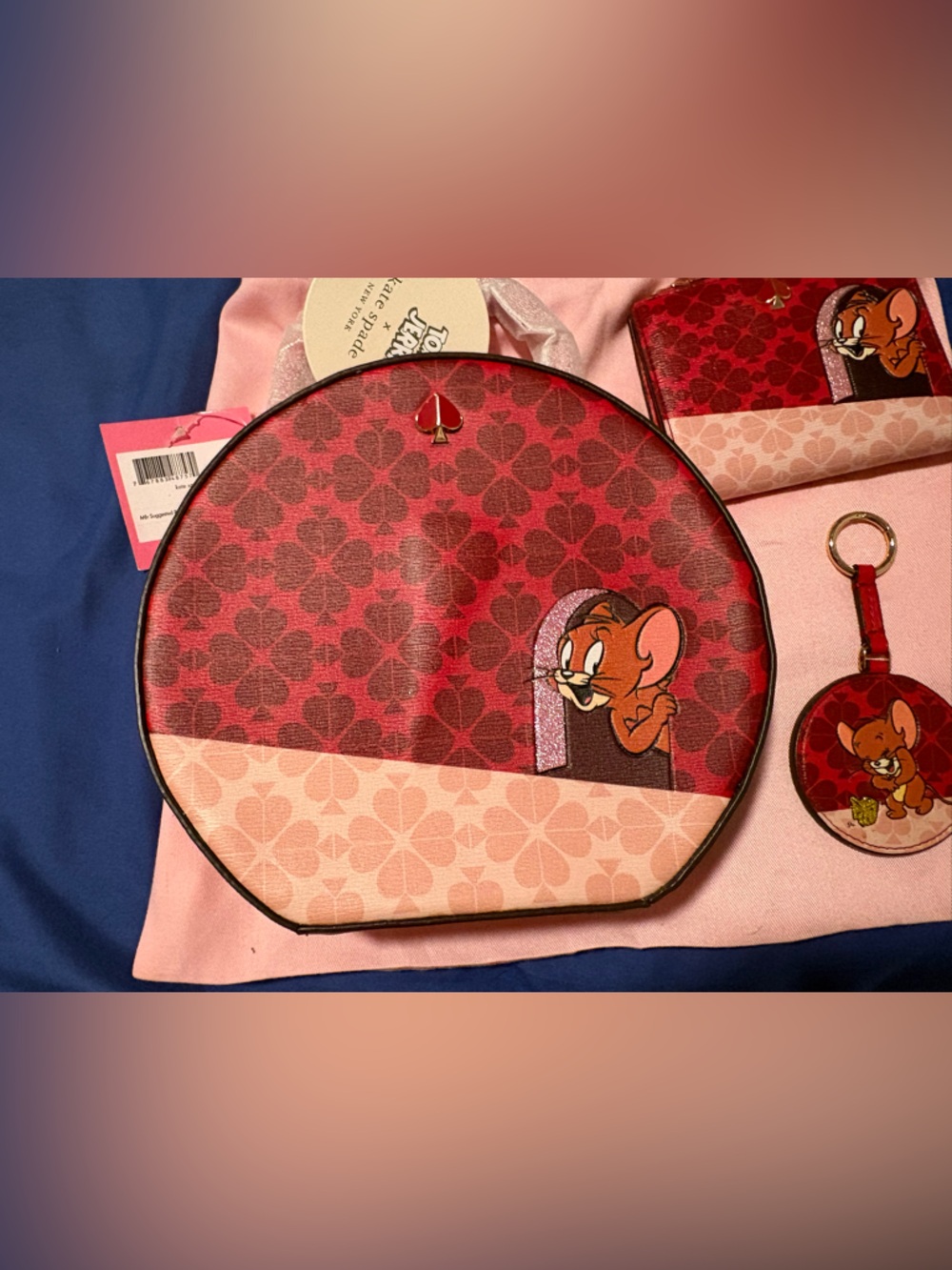 Kate Spade Tom and Jerry Bundle: crossbody, wallet and bag charm - Picture 2 of 6